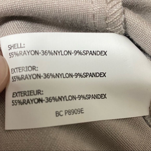 SALE 🌺 INSIGHT Light Weight Taupe Scuba Straight Pant NWT - Picture 8 of 12